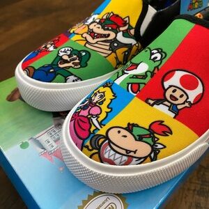 Super Mario Boys Slip-On Shoe Size 1